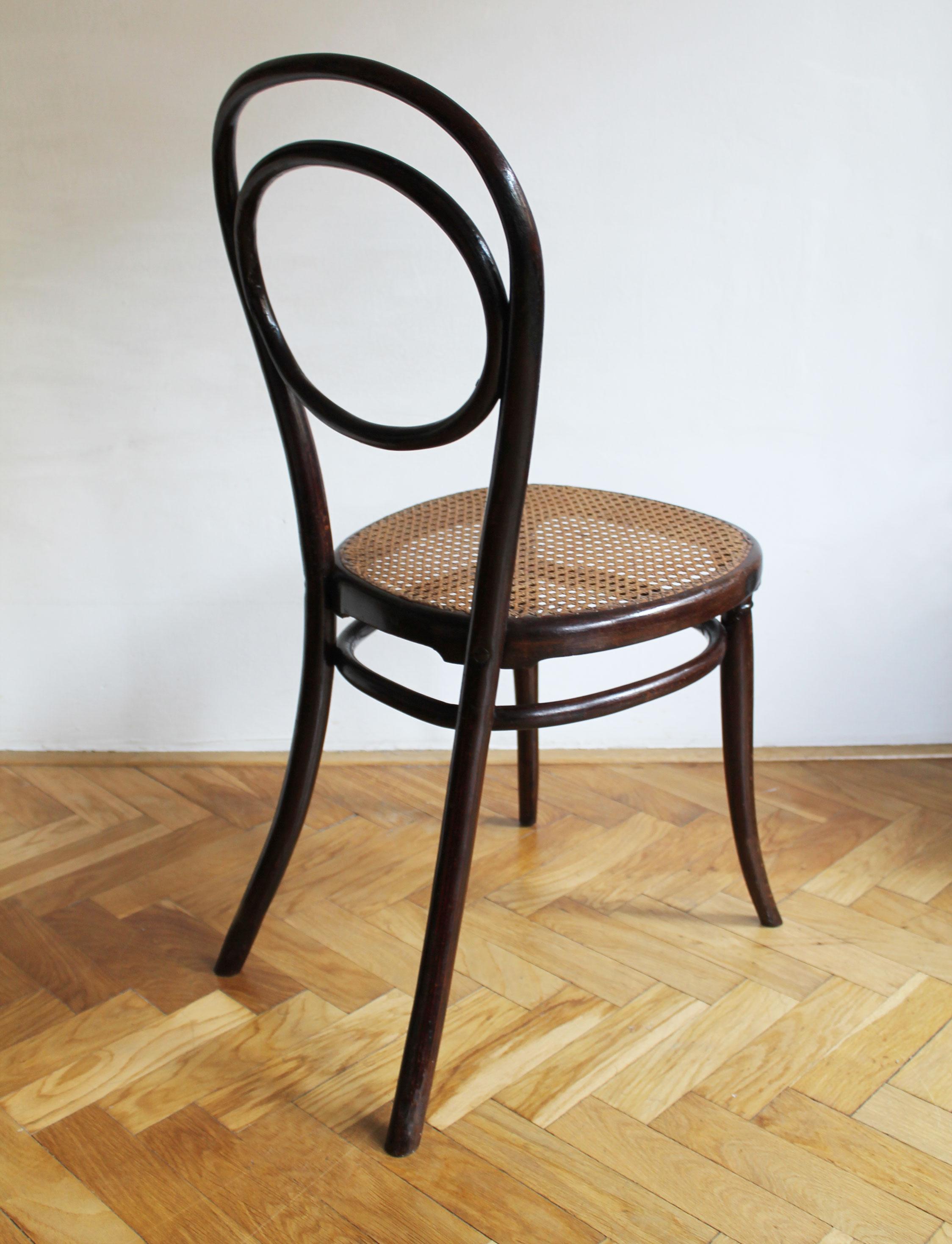 Austrian 1890's Thonet Dining Chair Model No.10 For Sale