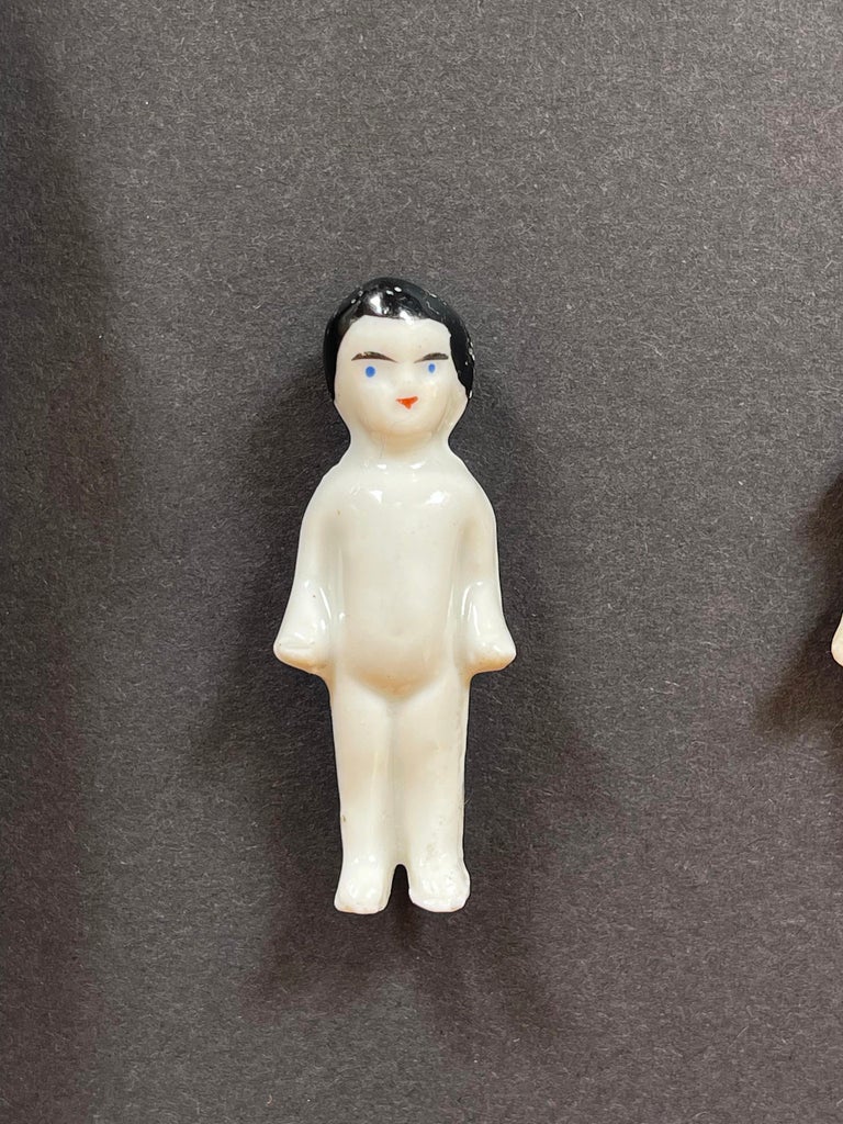1890s Victorian Porcelain Dolls 'Frozen Charlotte' Japan and