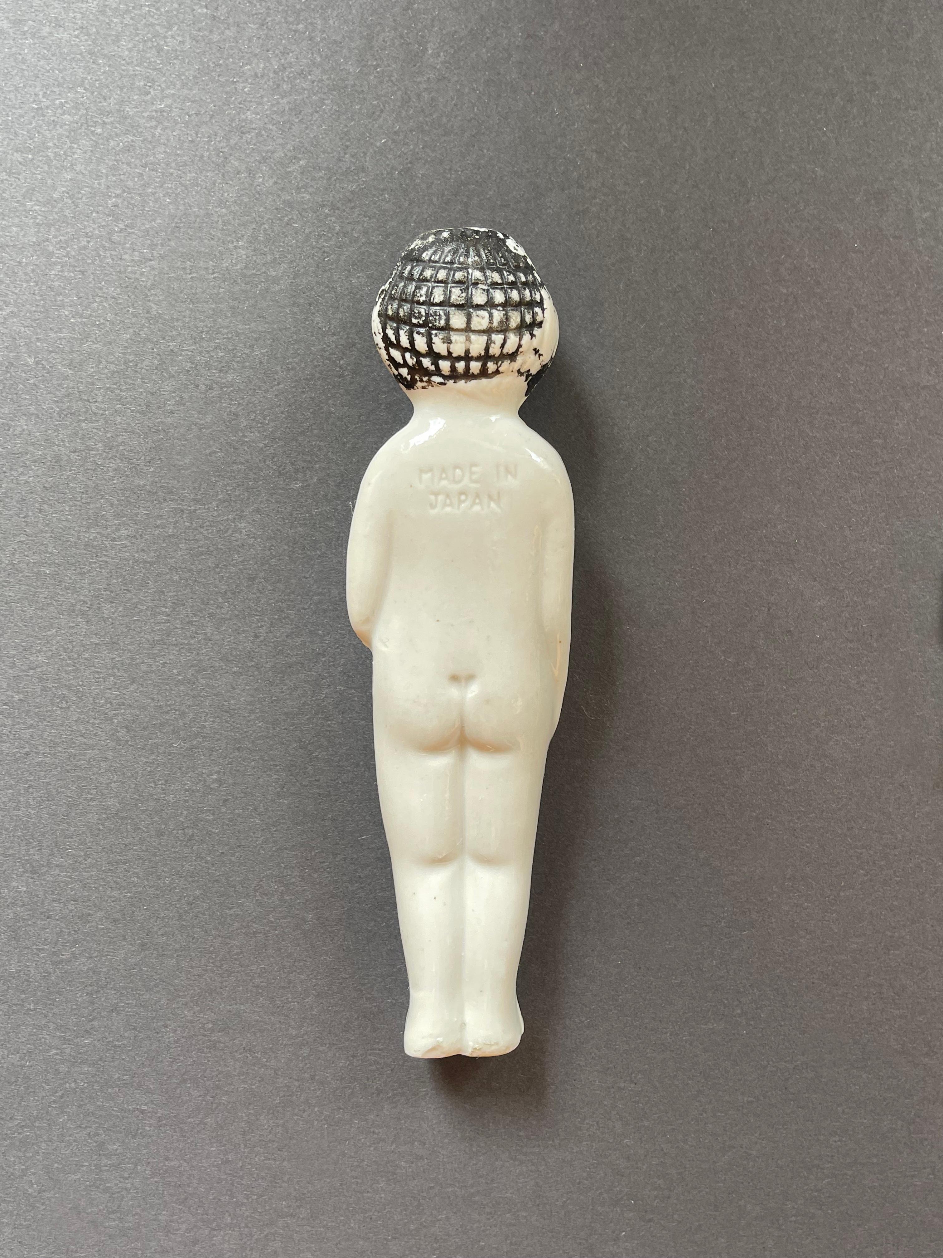 Porcellana Bambole di porcellana vittoriane del 1890 'Frozen Charlotte' Giappone e Germania, set di 3 in vendita