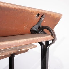 1890s Victorian School Children's Bench, Desk