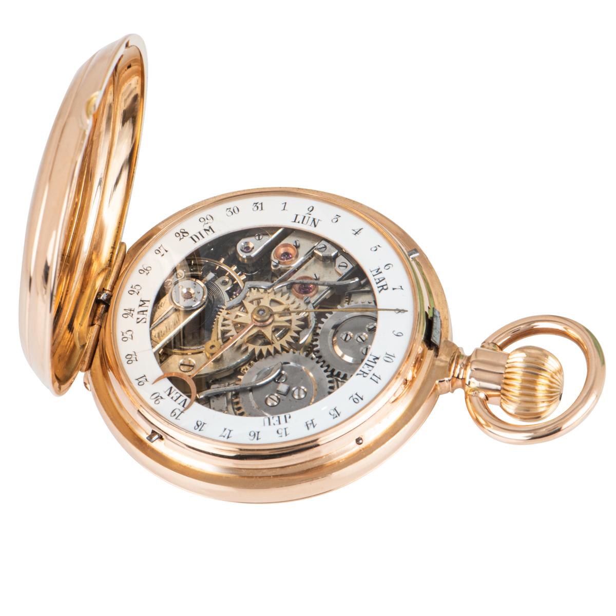 antique rose gold pocket watch