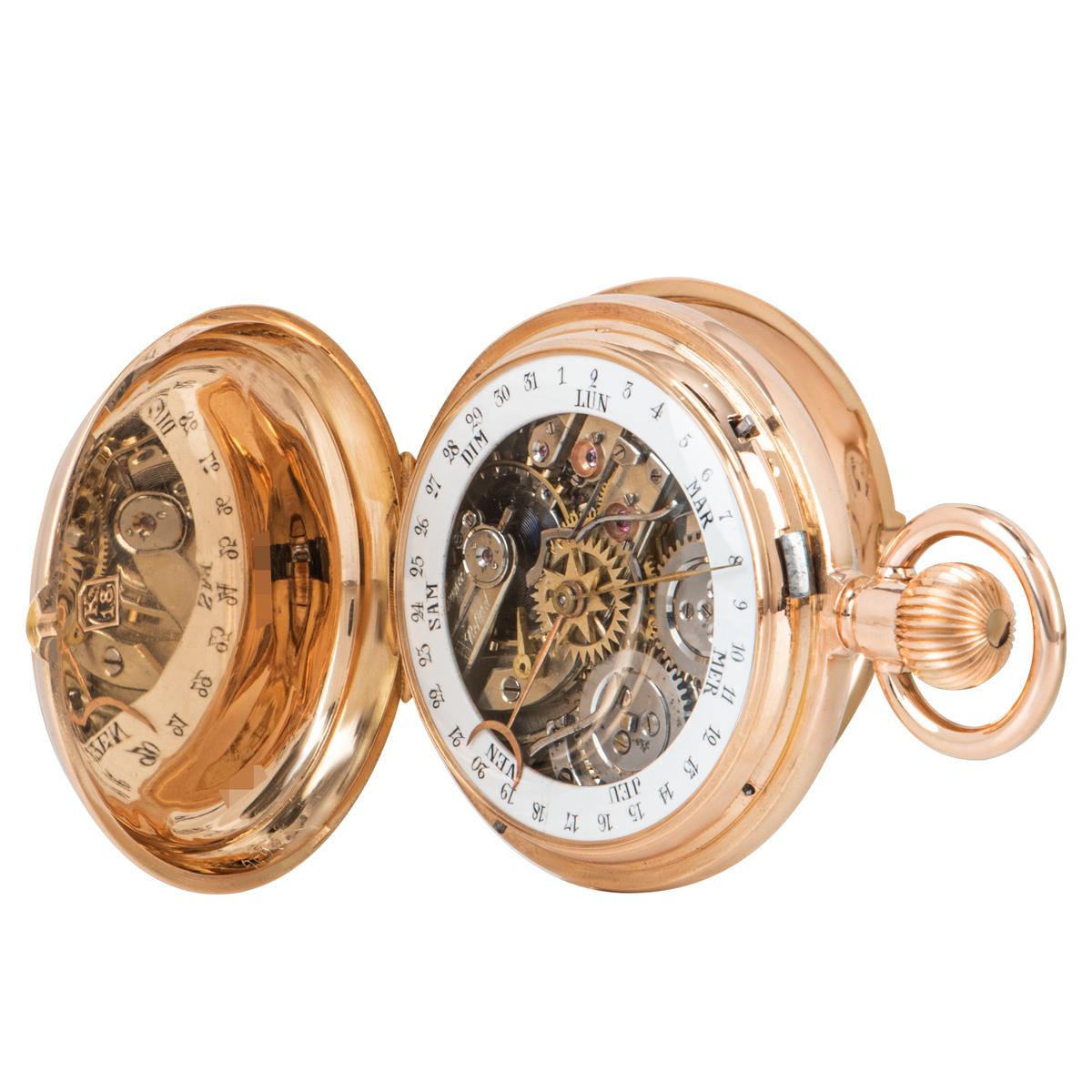double sided pocket watch