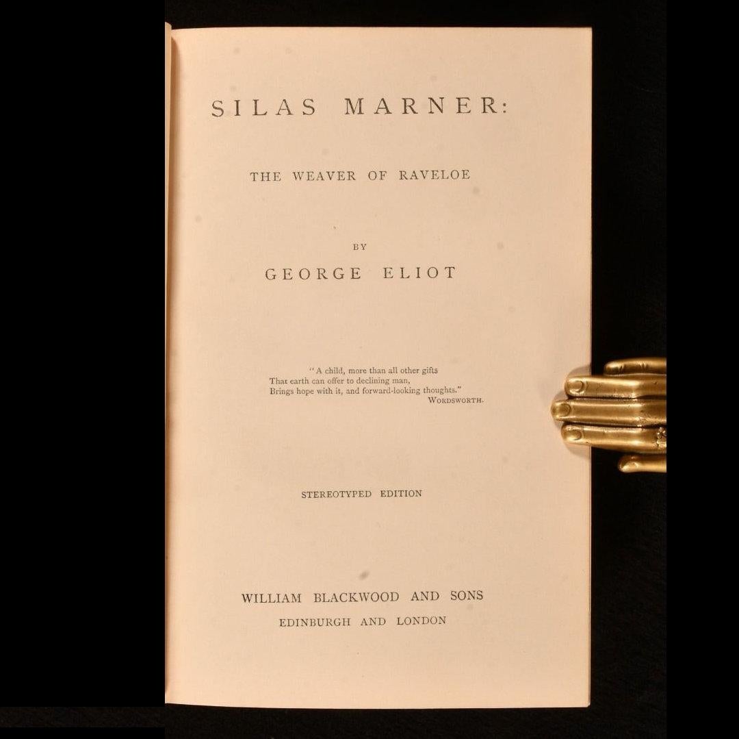 1891-1896 The Novels of George Eliot For Sale 1