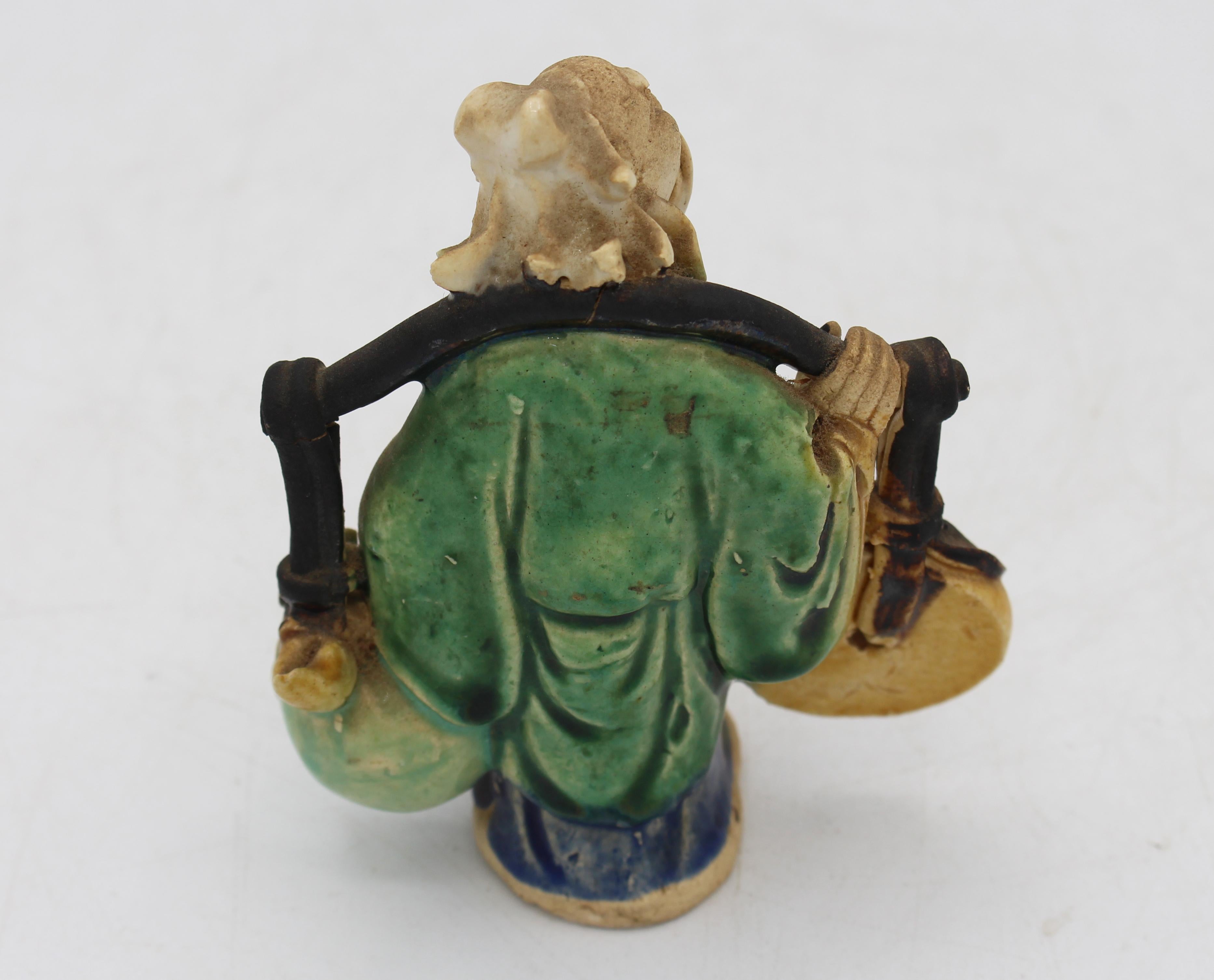 Souvenir dell'Esposizione Universale Cinese del 1891-1911 con figura dell'uomo di fango in vendita 2