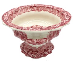 1891-1911 Mason's Vista Pink Salad Bowl or Fruit Bowl, English