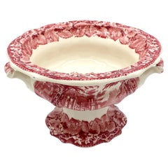 1891-1911 Mason's Vista Pink Salad Bowl or Fruit Bowl, English