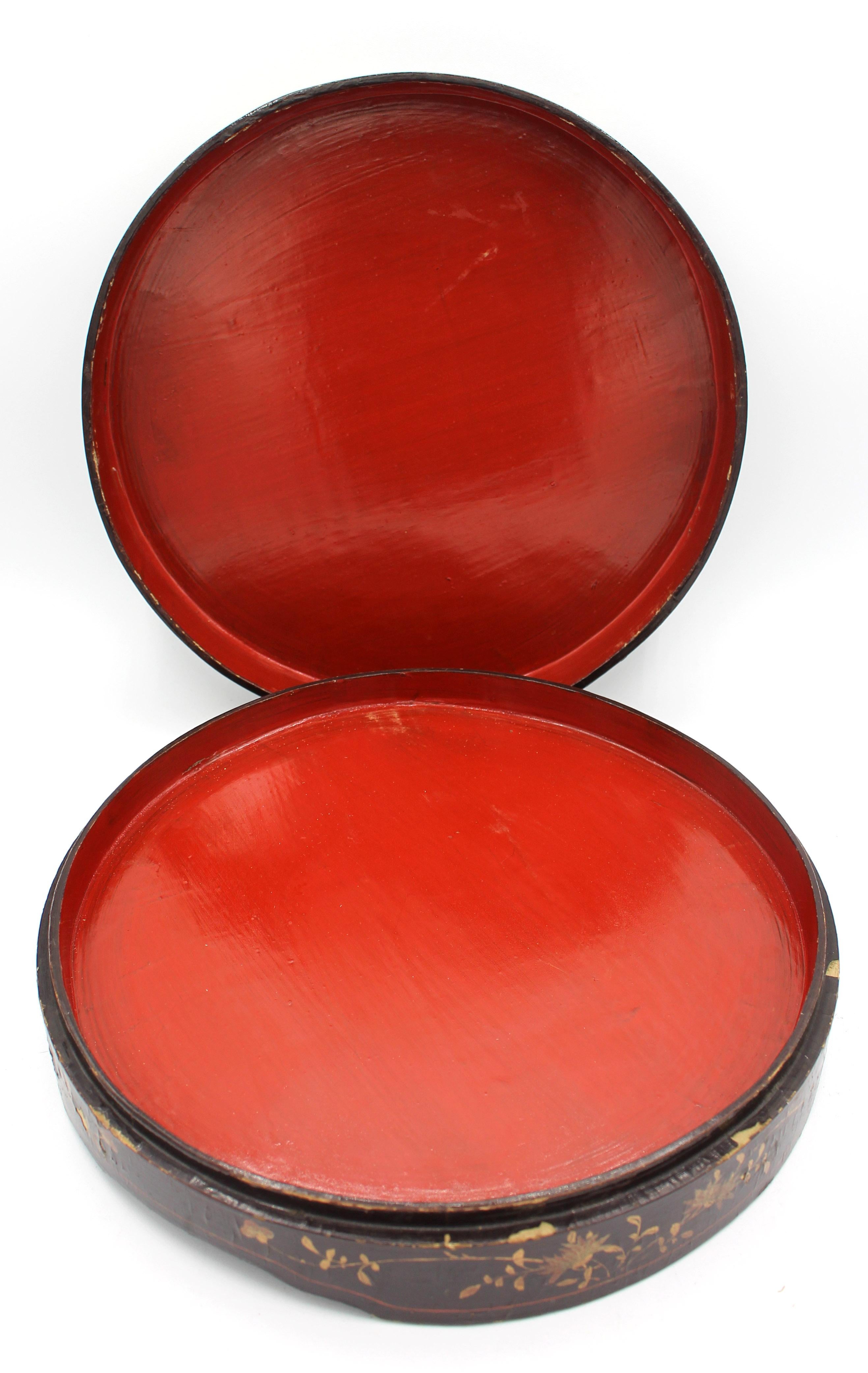 Service à sucre Rose Canton de 6 pièces dans son coffret d'origine, chinois 1891-1911 en vente 2