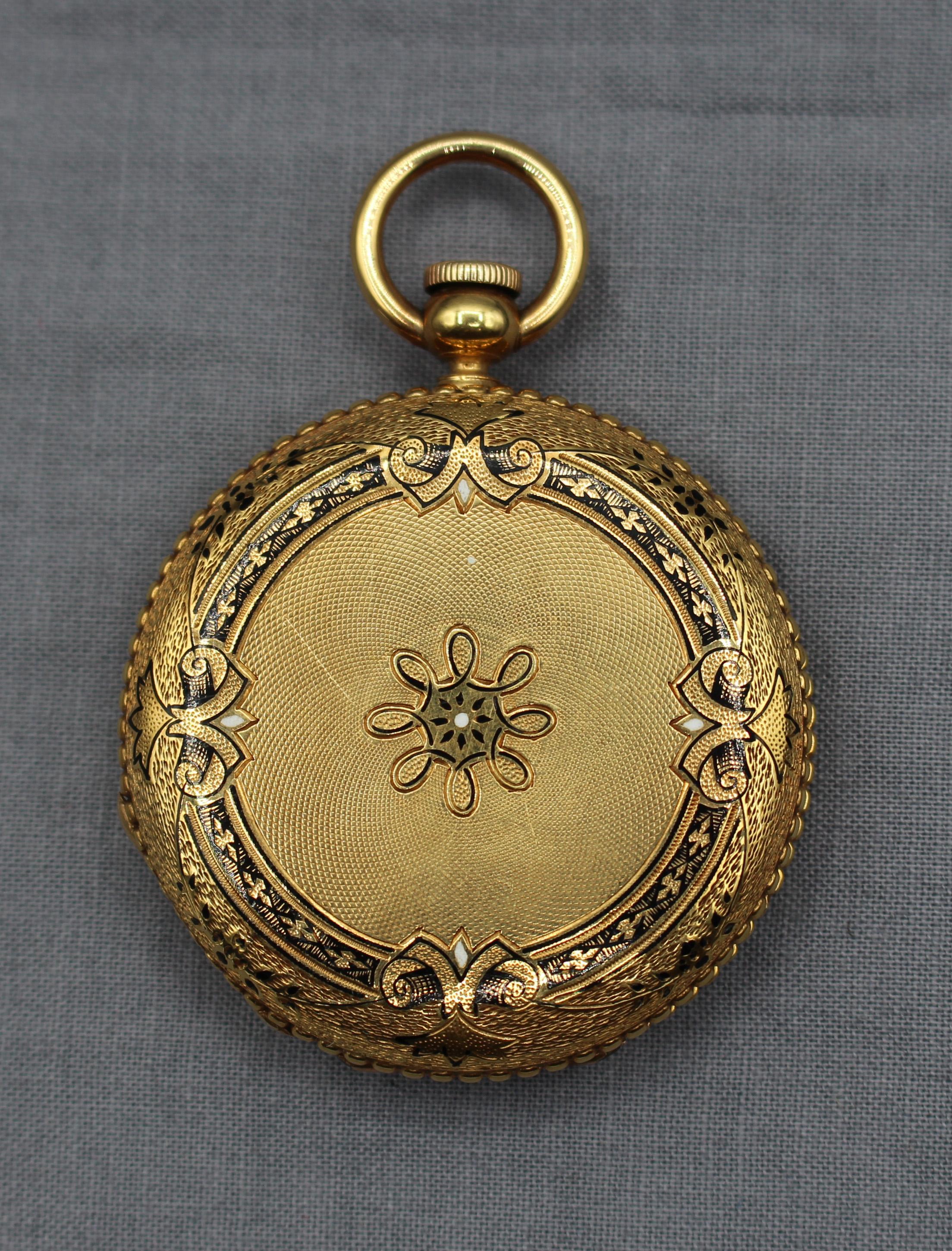 Victorian 1891 Gold Pocket Watch by American Watch Co.