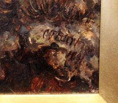 1891 Scottish Highlands with Ducks Painting