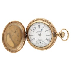 Antique 1891 Waltham Ladies Hunting Case Pocket Watch