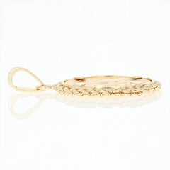 1892 American Half Eagle $5 Coin Pendant, 14k Gold & 900 Fine Gold Liberty Coin