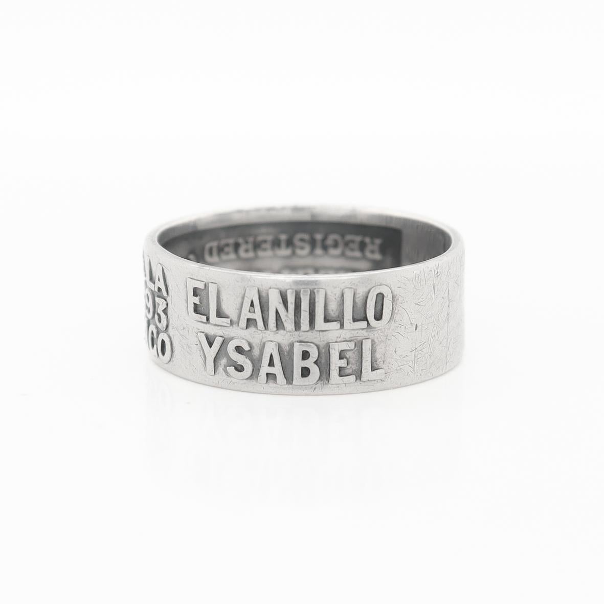 1892 Gorham Sterling Silver Chicago Columbian Exposition Isabella Souvenir Ring For Sale 6