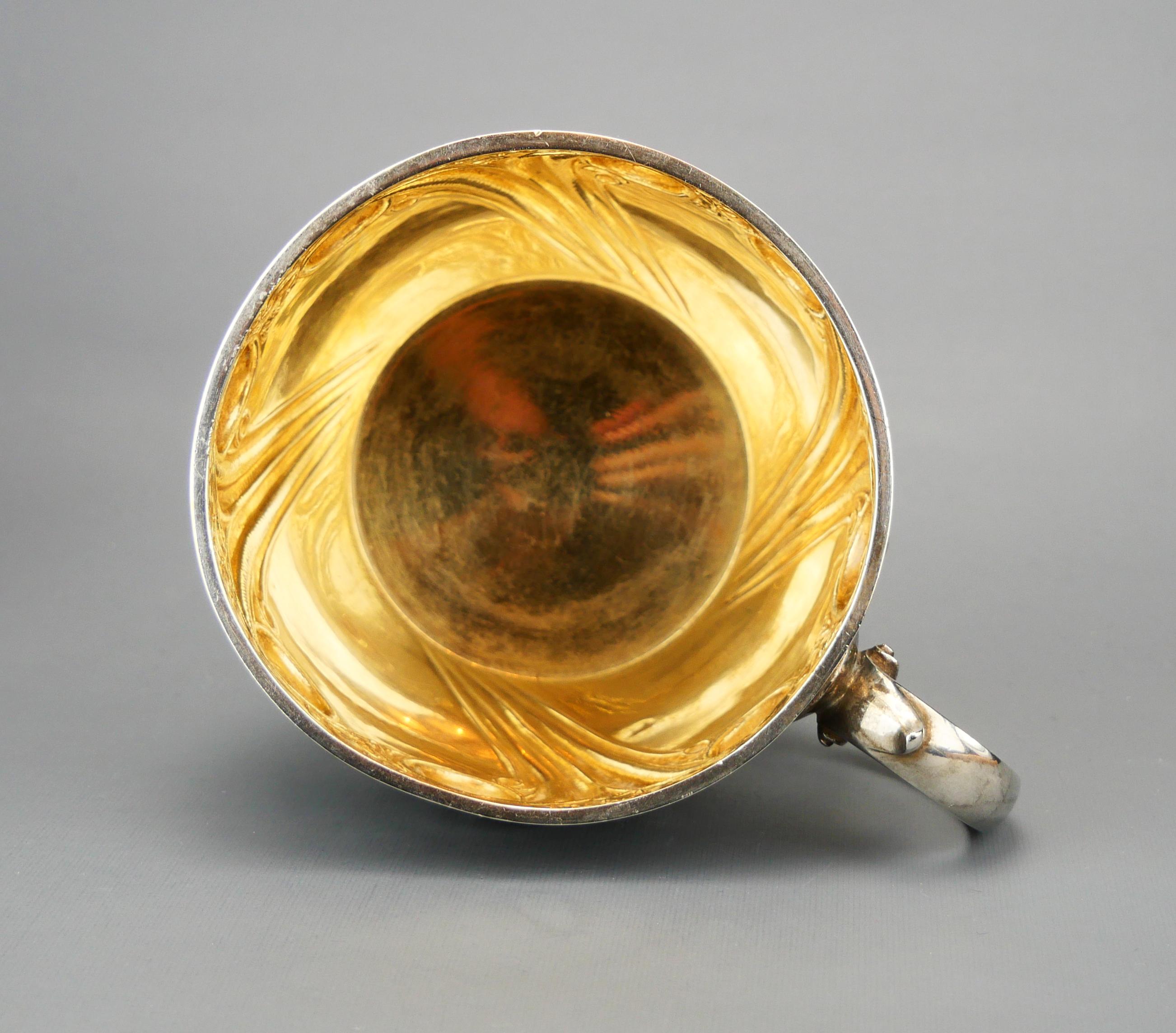 Coppa Vittoriana Britannica del 1893  Tazza in argento massiccio / 177 gr in vendita 4