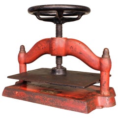 Cast Iron Bookbinders Nipping & Standing Press