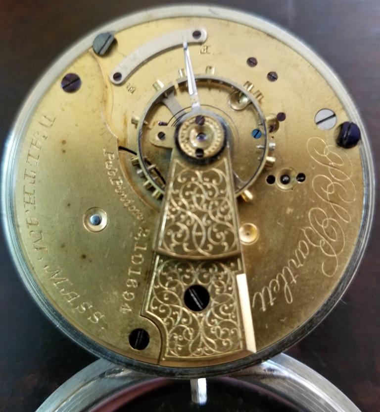 1893 Chicago World’s Fair Waltham Pocket Watch In Fair Condition In Dallas, TX