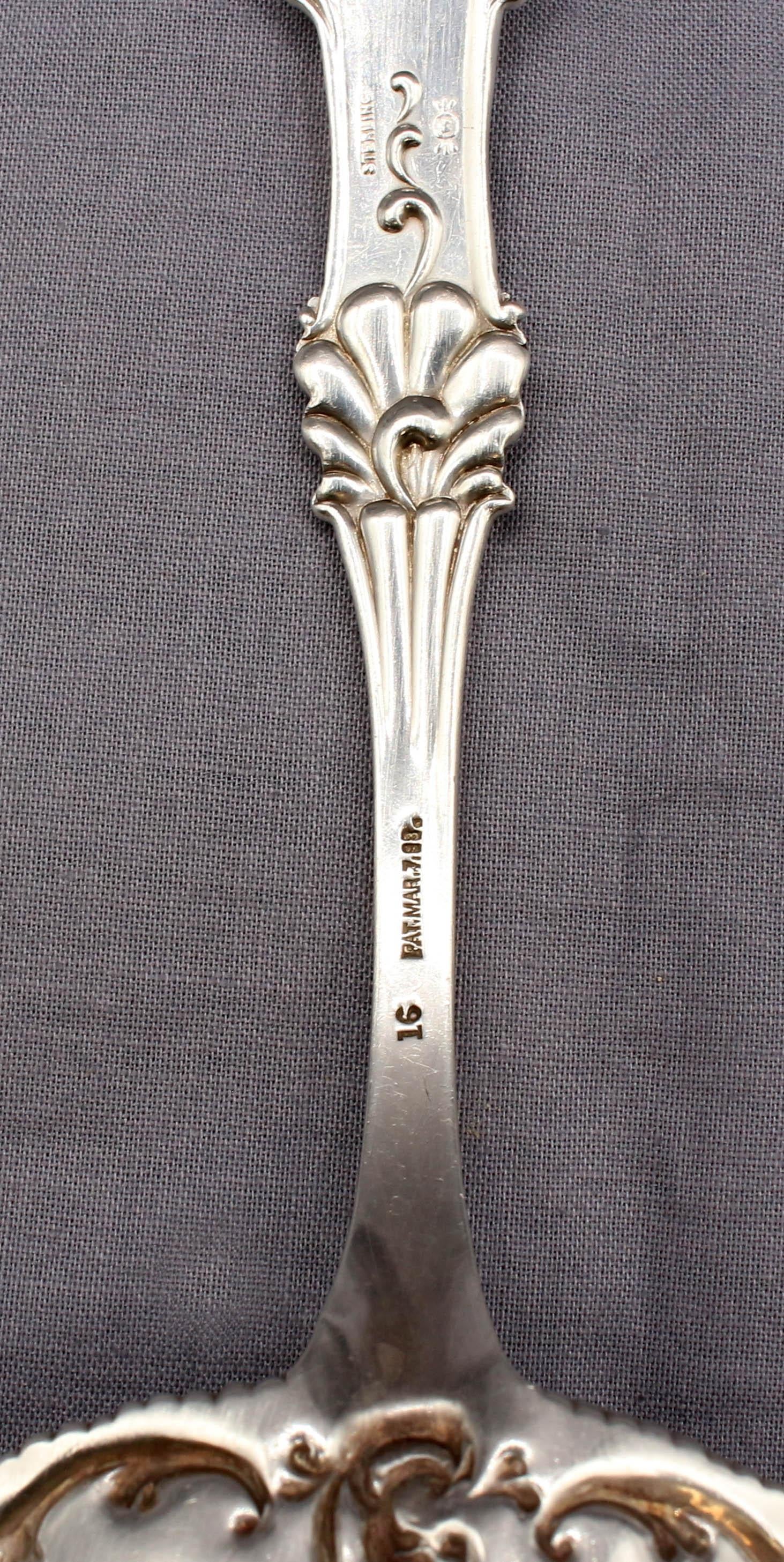 19th Century 1893 Sterling Silver Berry Spoon by Frank Whiting