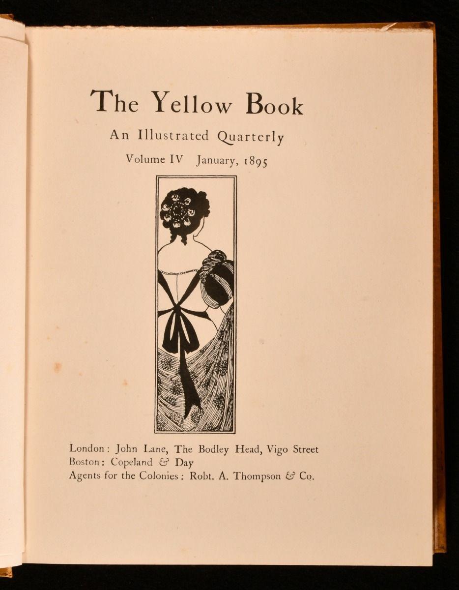 1894-1949 The Yellow Book: An Illustrated Quarterly For Sale 6