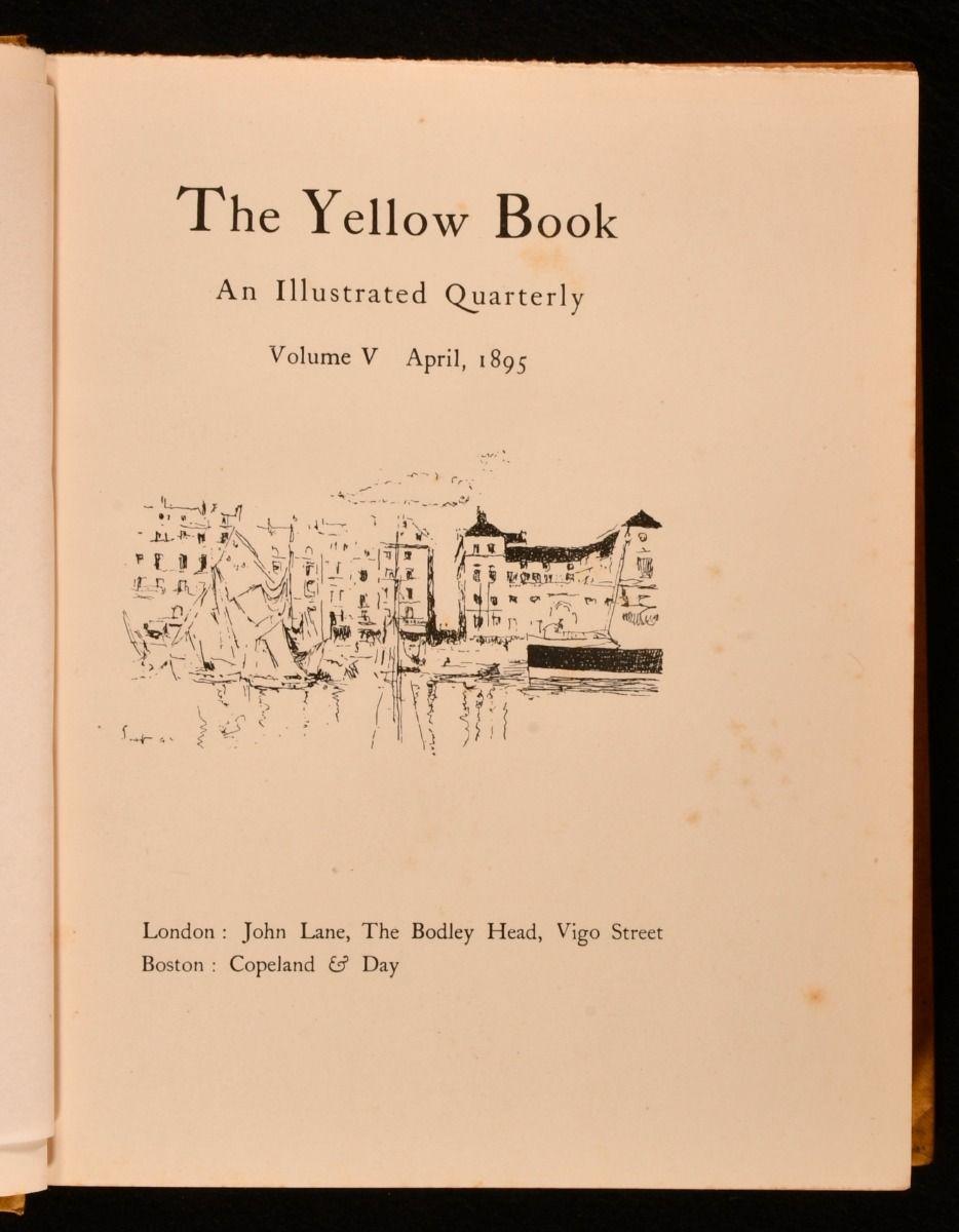 1894-1949 The Yellow Book: An Illustrated Quarterly For Sale 8