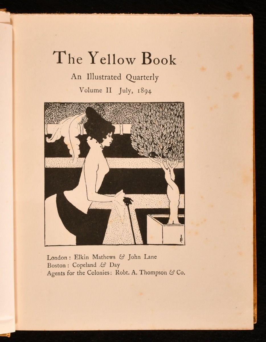 1894-1949 The Yellow Book: An Illustrated Quarterly For Sale 1