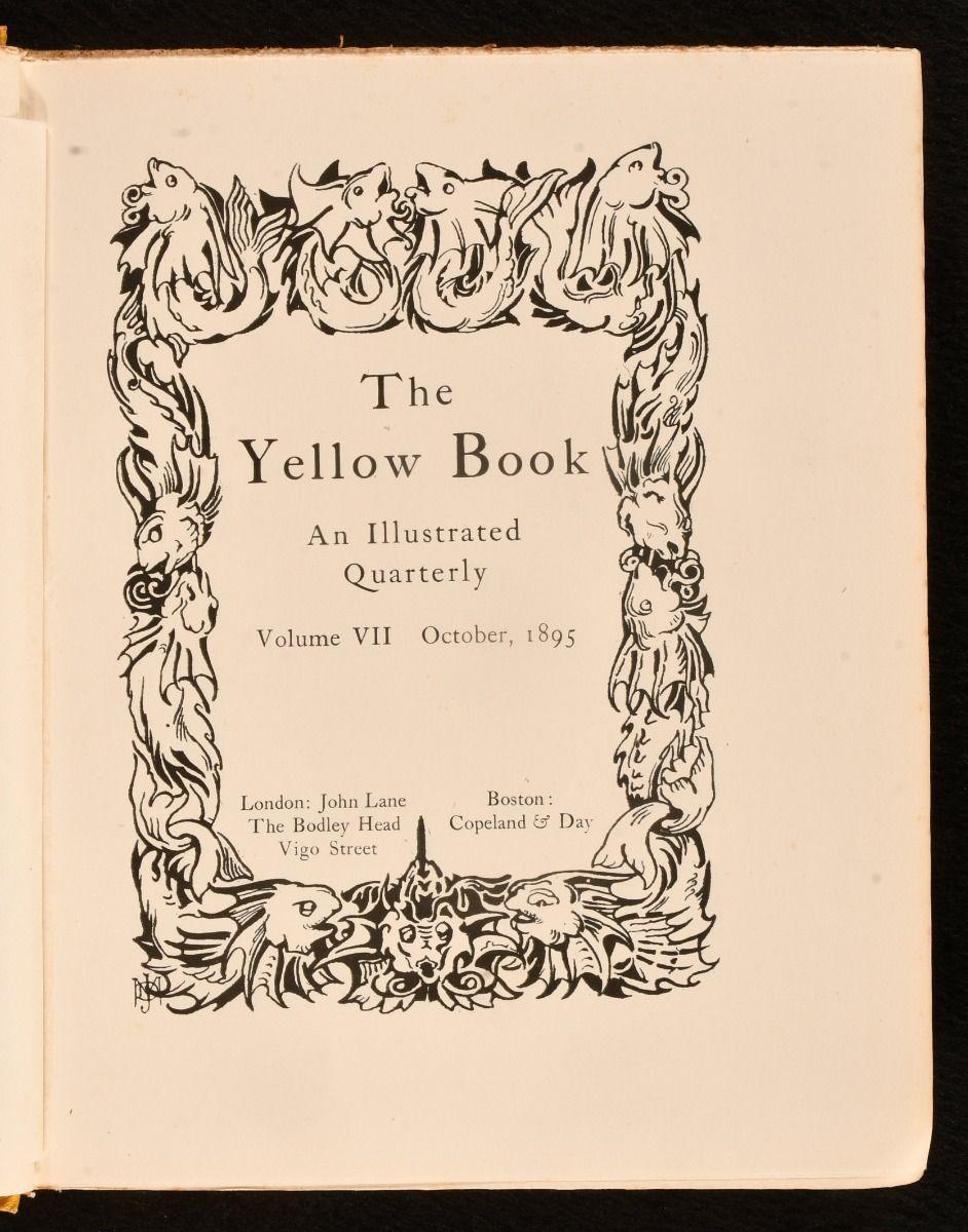 1894-97 The Yellow Book: an Illustrated Quarterly For Sale 4