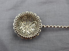 1894 English Sheffield Sterling Silver Sifting Ladle