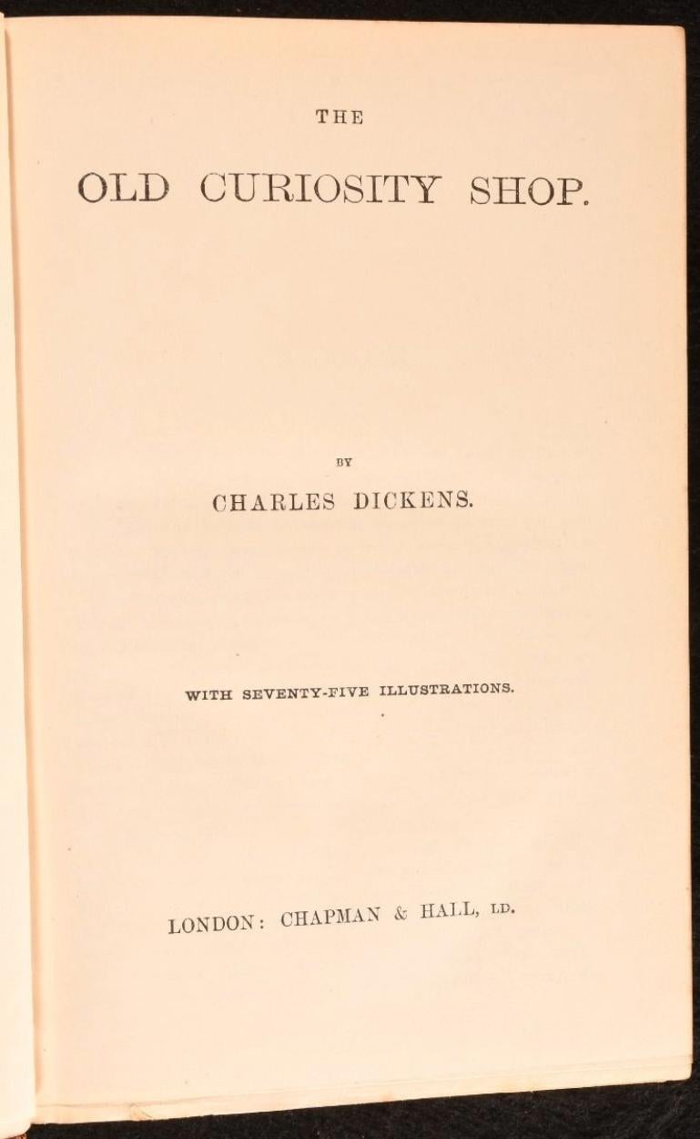 1894 Las obras de Charles Dickens Papel en venta