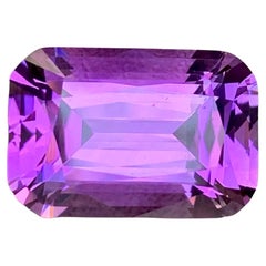 18.95 Carat Natural Loose Purple Amethyst Stone Cushion Cut Brazilian Gemstone