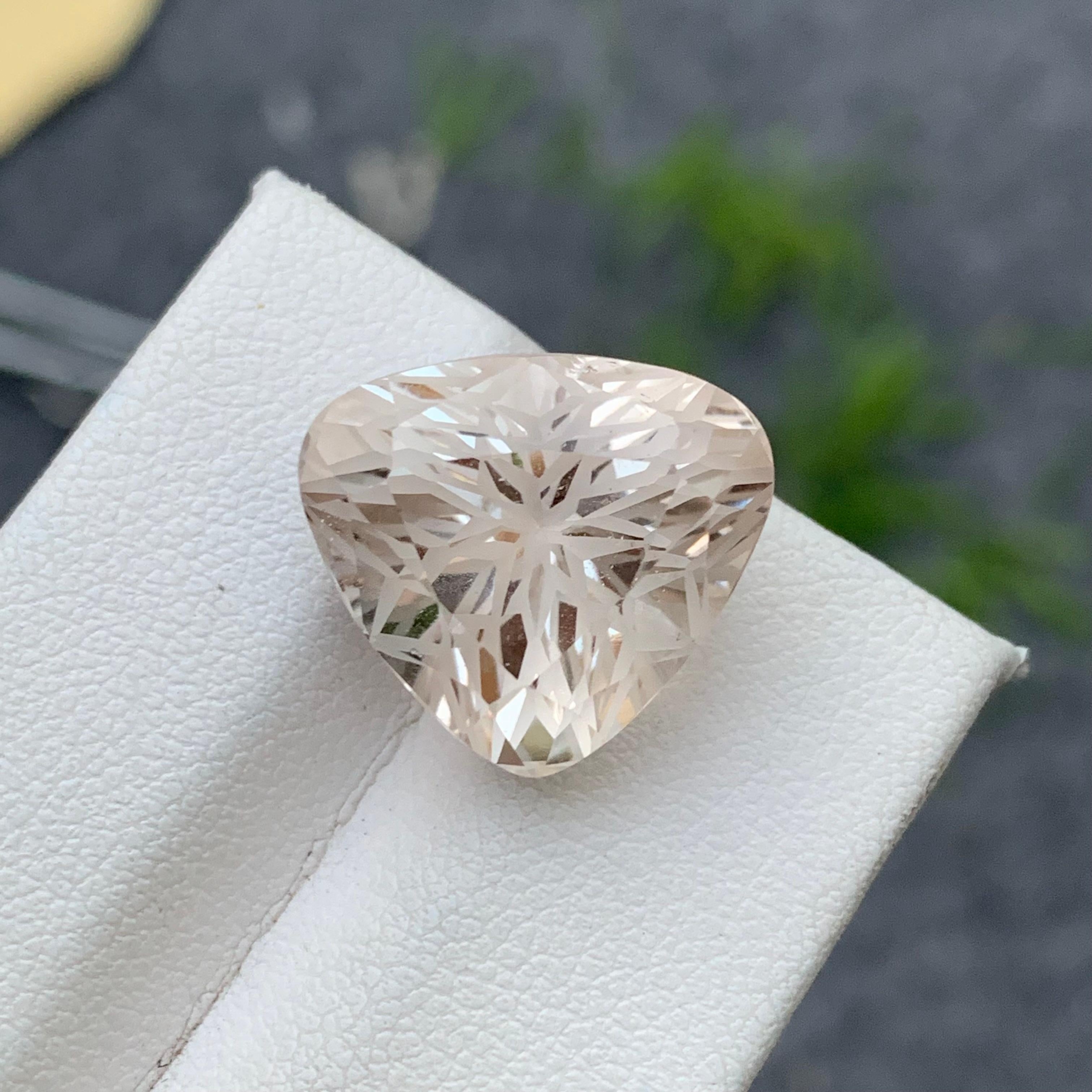 18.95 Carat Natural Loose Topaz Flower Cut Gem For Ring Jewellery  For Sale 4