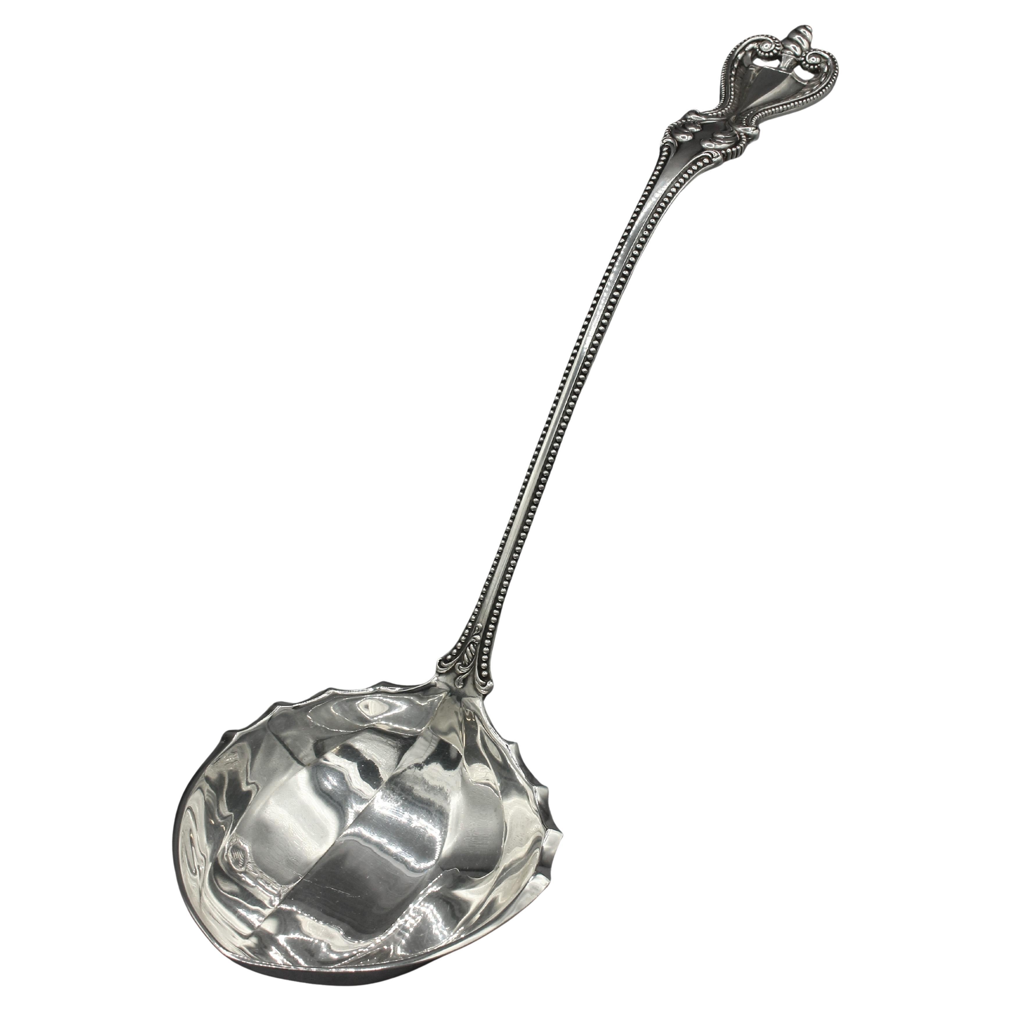 1895 Sterling Silver "Old Colonial" Soup or Punch Ladle by Towle