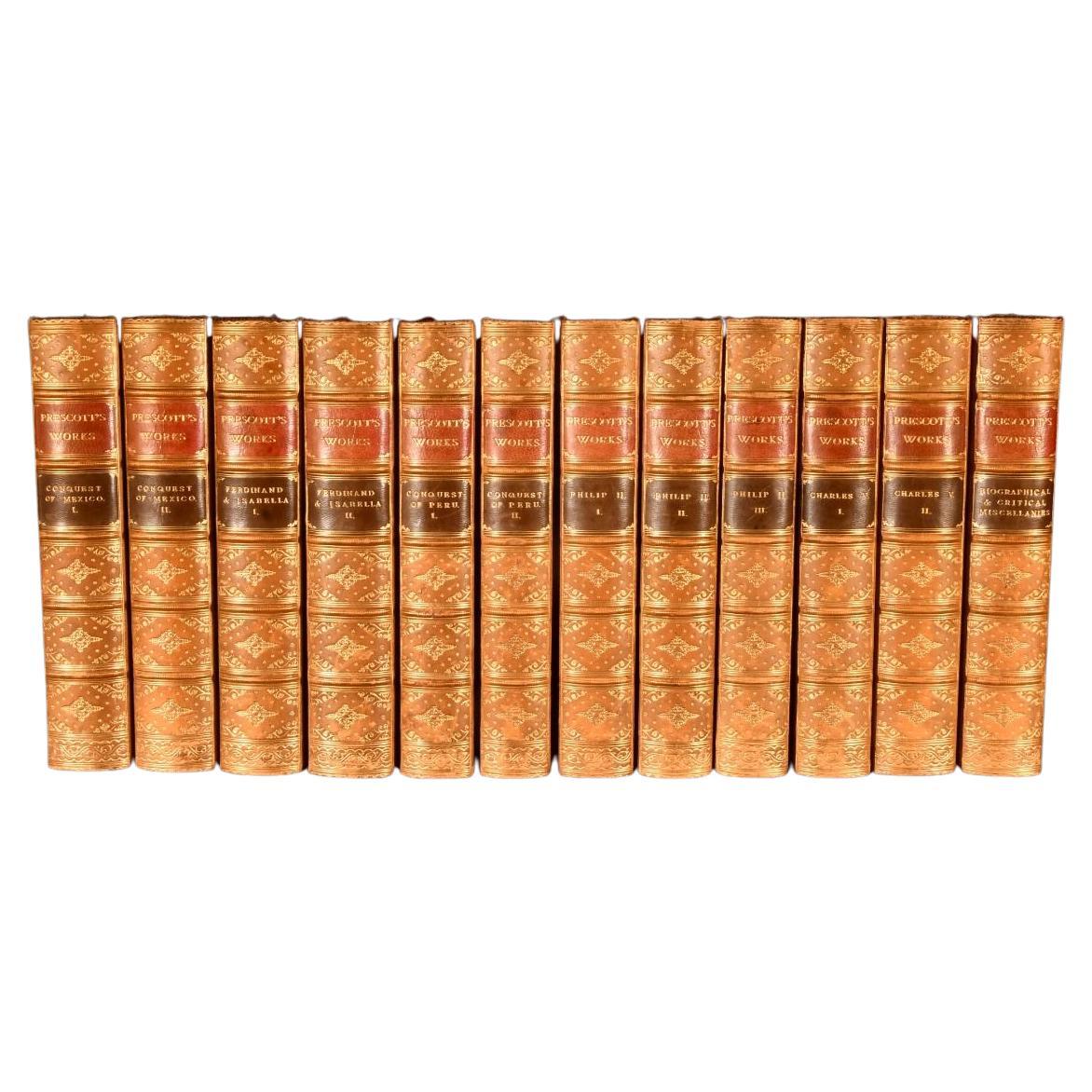 1896-1897 The Complete Works of William Hickling Prescott
