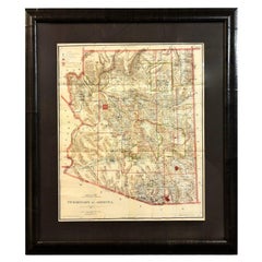 1896 "Territory of Arizona" Map, Published by the General Land Office