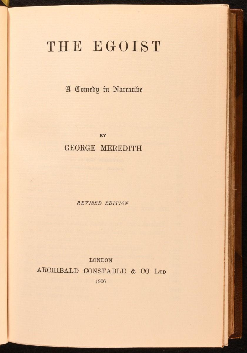 1897-1906 Le opere di George Meredith In condizioni buone in vendita a Bath, GB