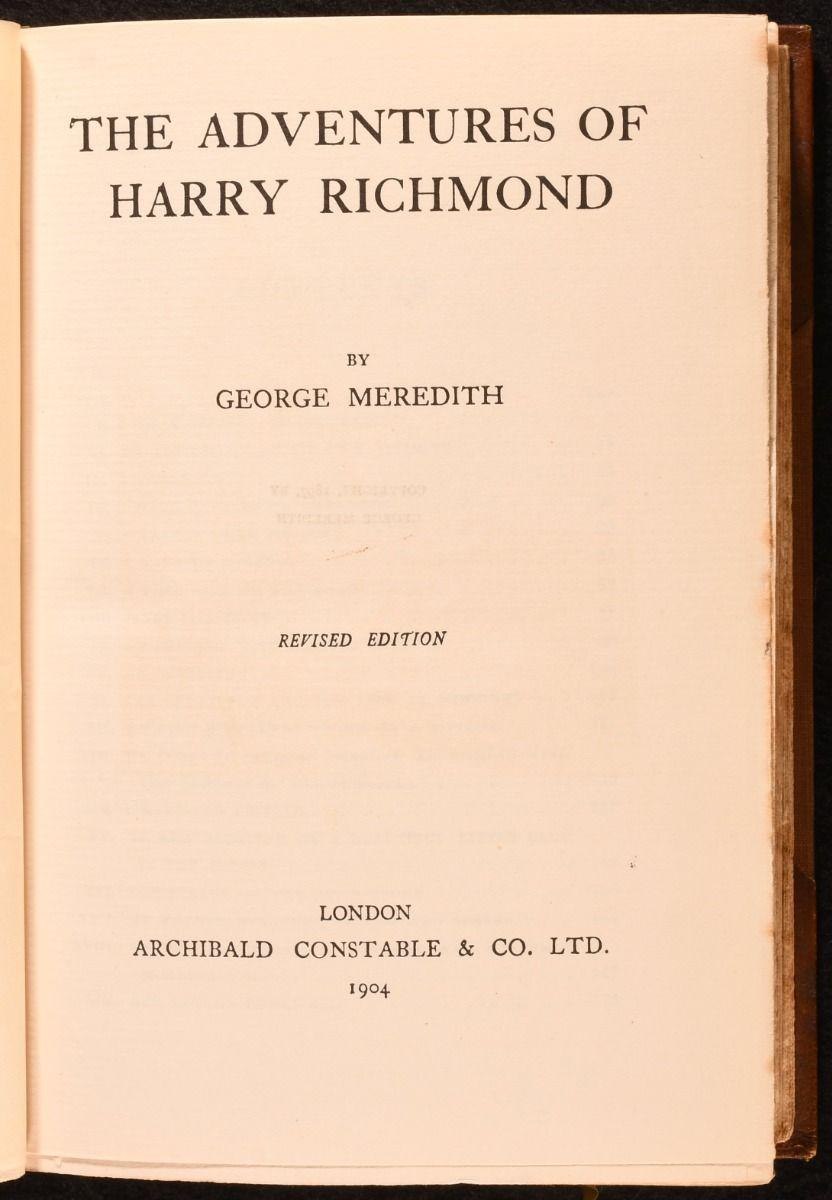 1897-1906 Le opere di George Meredith in vendita 1