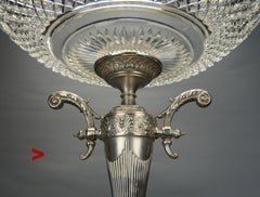 1897 Empire Centerpiece Cut Crystal Glass 84/ 875 Silver/ 2kg 342gr