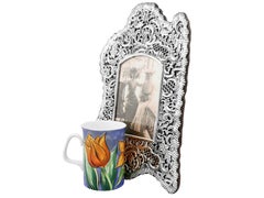 Cadre pour photographies anglais victorien en argent sterling Henry Matthews