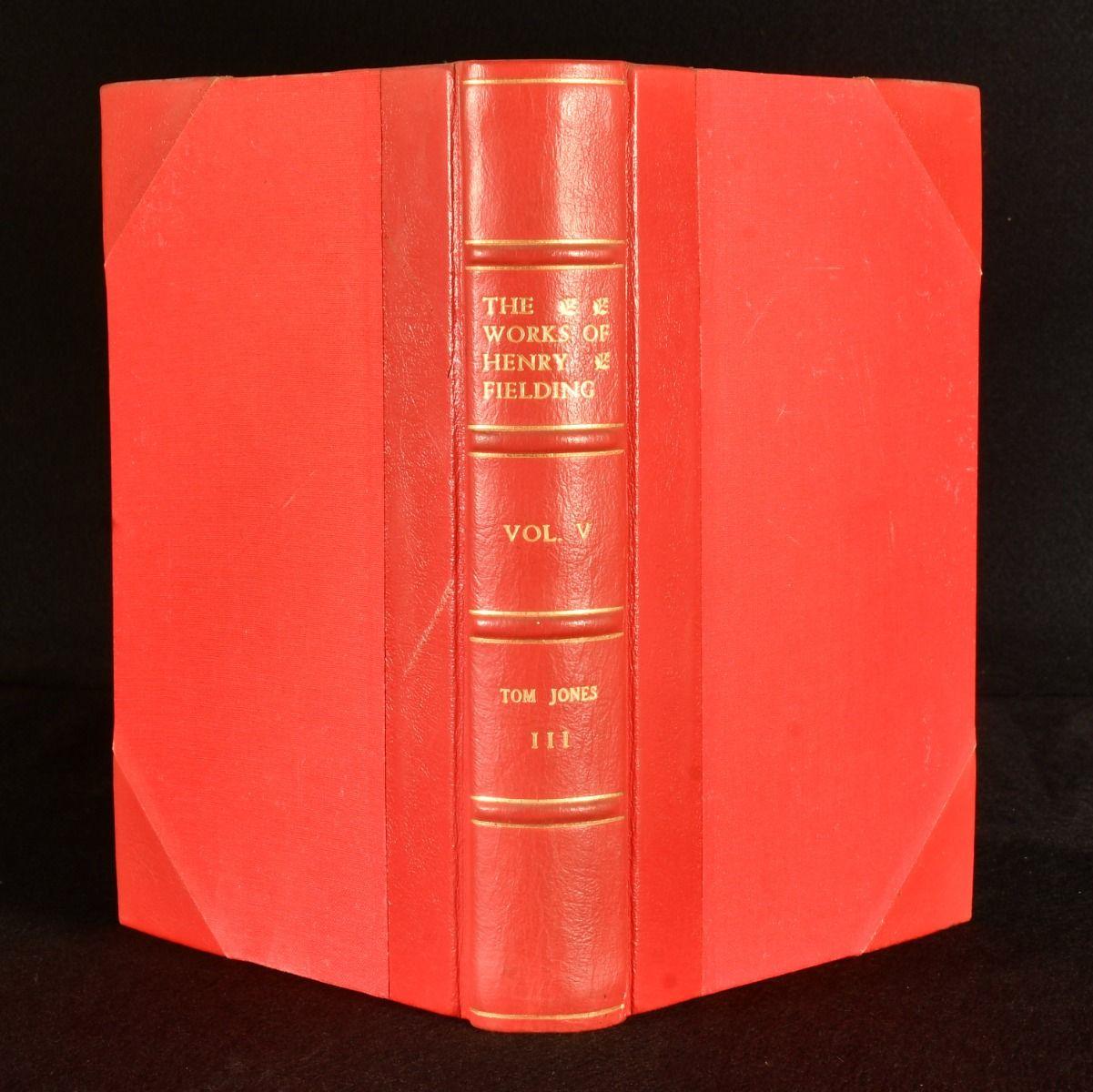British 1898-1899 The Works of Henry Fielding For Sale