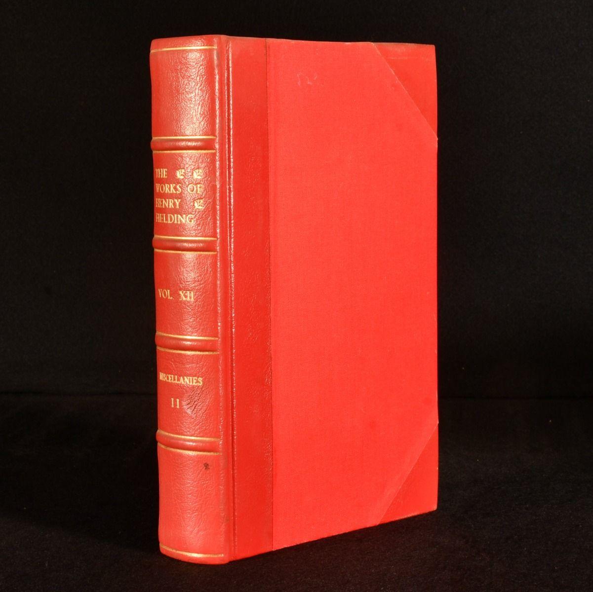 1898-1899 The Works of Henry Fielding In Good Condition For Sale In Bath, GB