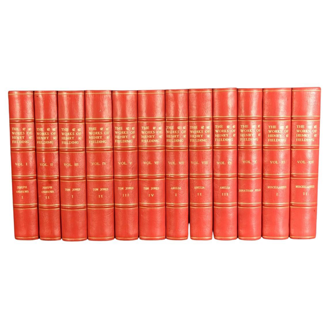 1898-1899 The Works of Henry Fielding For Sale