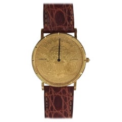 1898 $20 Gold Eagle Corum Quartz Watch