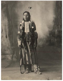 1898 “Hubble Big Horse Cheyenne” Photographic Portrait by Frank A. Rinehart