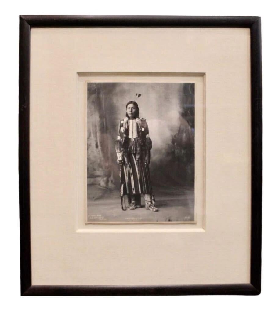 1898 “Hubble Big Horse Cheyenne” Photographic Portrait by Frank A. Rinehart In Good Condition For Sale In Colorado Springs, CO