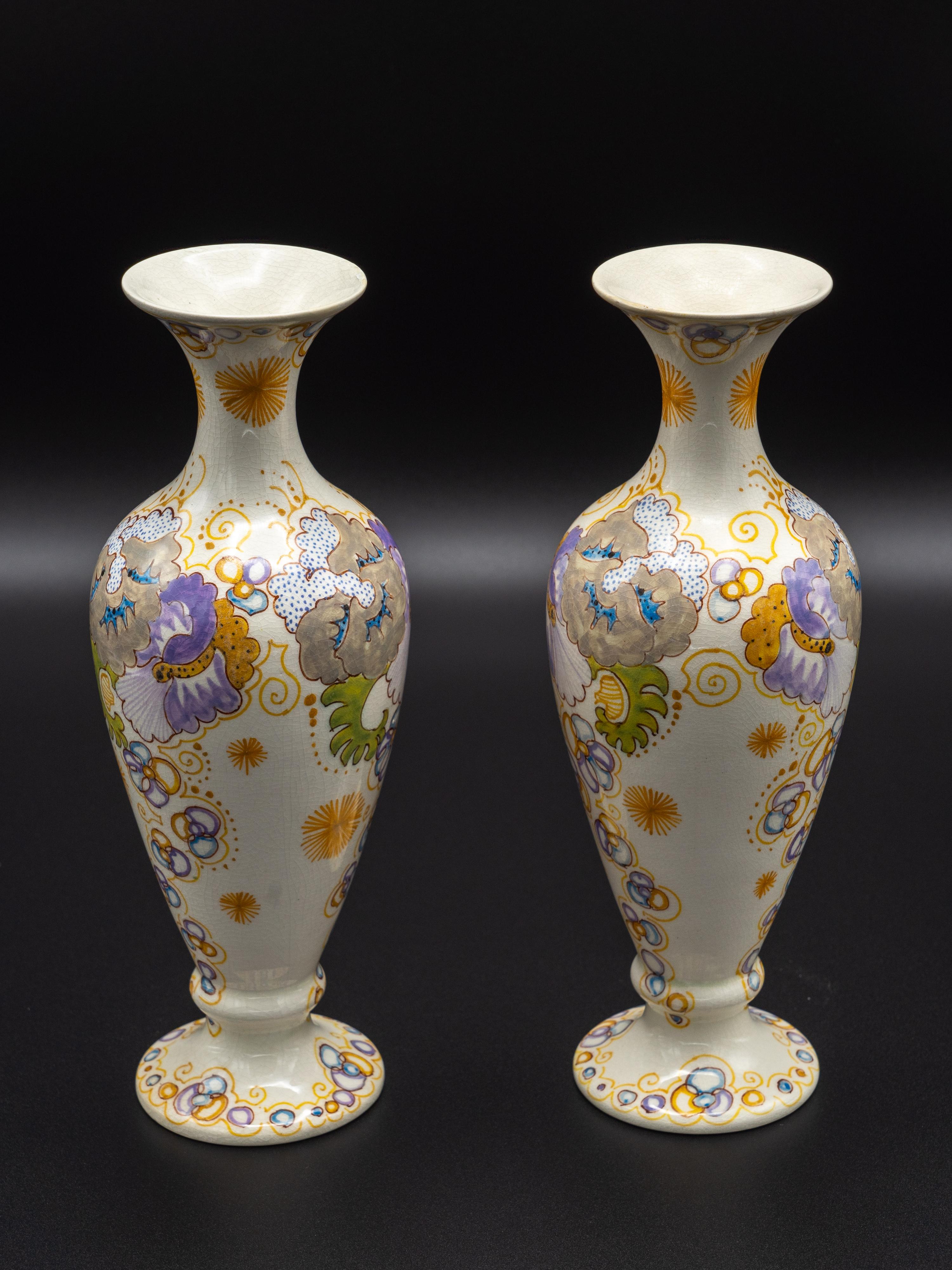 1899 Vasi Art Nouveau Plateelbakkerij Zuid-Holland 