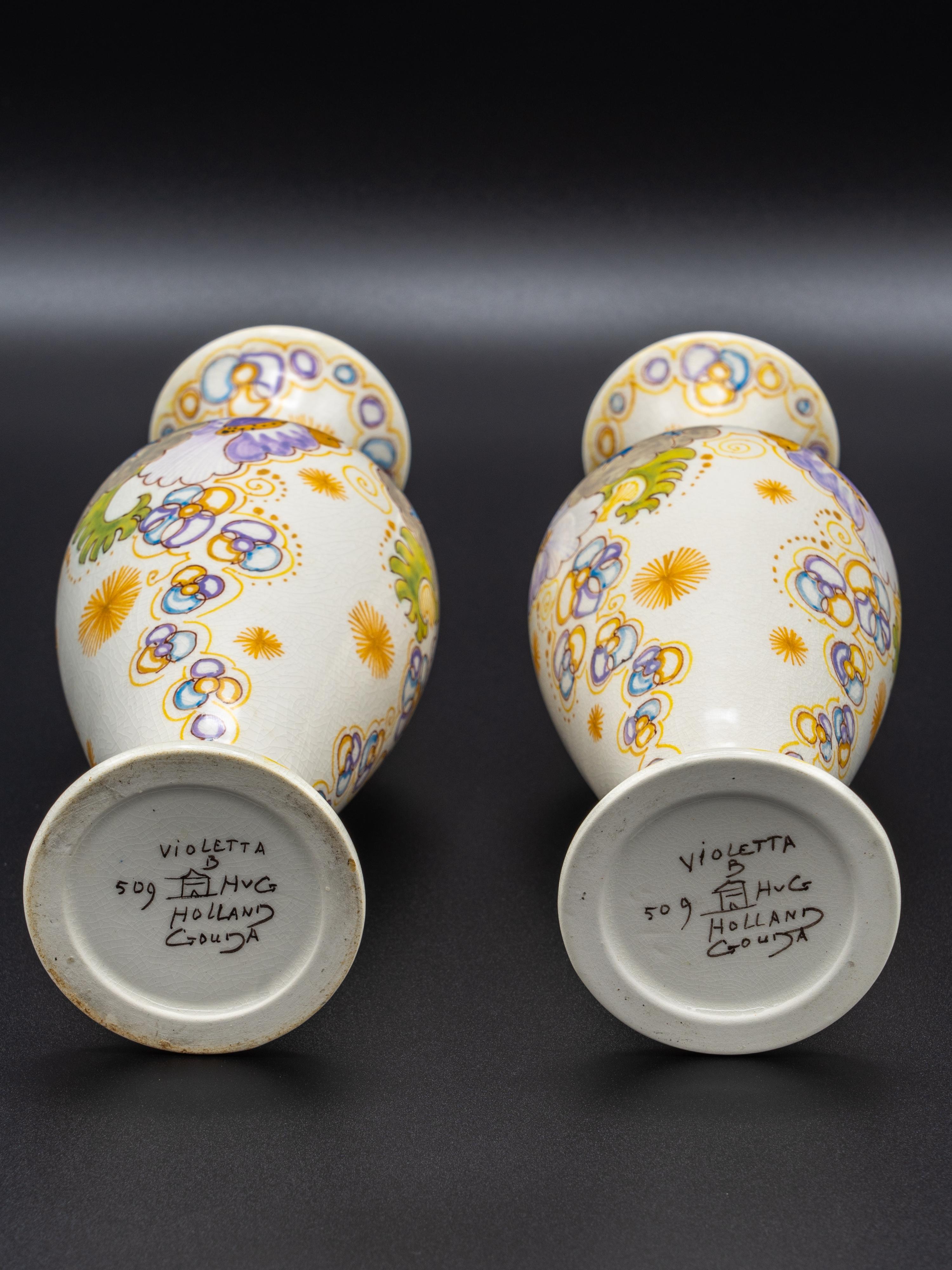 Cotto 1899 Vasi Art Nouveau Plateelbakkerij Zuid-Holland 