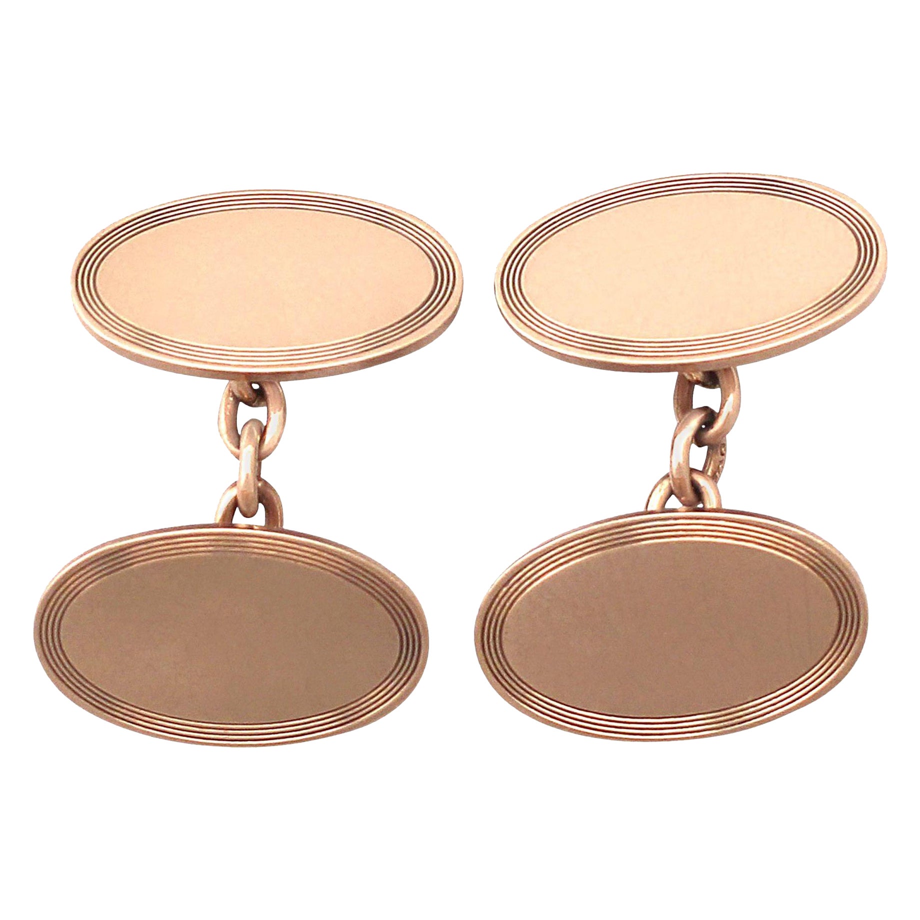 1899 Cufflinks in Rose Gold