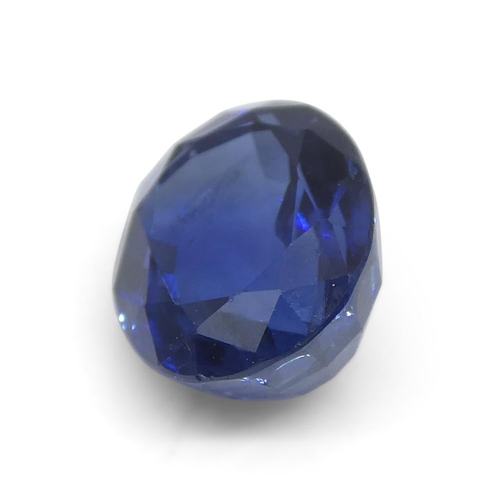 1.89ct Oval Blue Sapphire from Nigeria For Sale 8