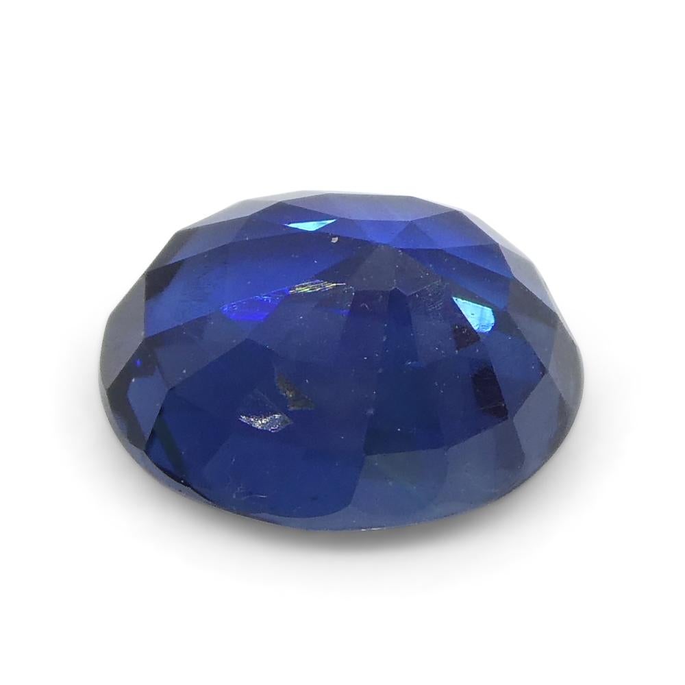 1.89ct Oval Blue Sapphire from Nigeria For Sale 3