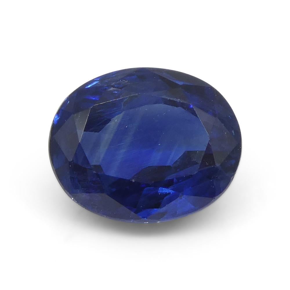 Zafiro azul ovalado de 1.89 ct de Nigeria en venta 4