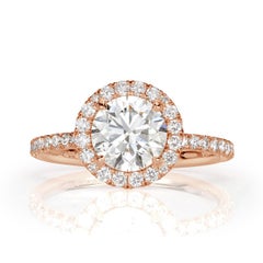 1.89ct Round Brilliant Cut Diamond Engagement Ring