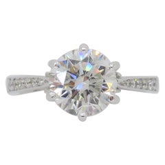 1.89ctw Diamond Engagement Ring in 18k White Gold