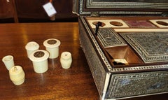 18C Anglo Indian Sadeli Mosaic Sarcophagus Sewing Box